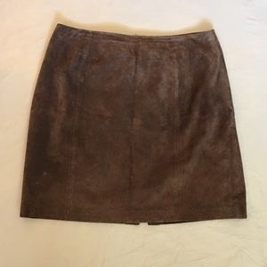 Sonoma leather skirt